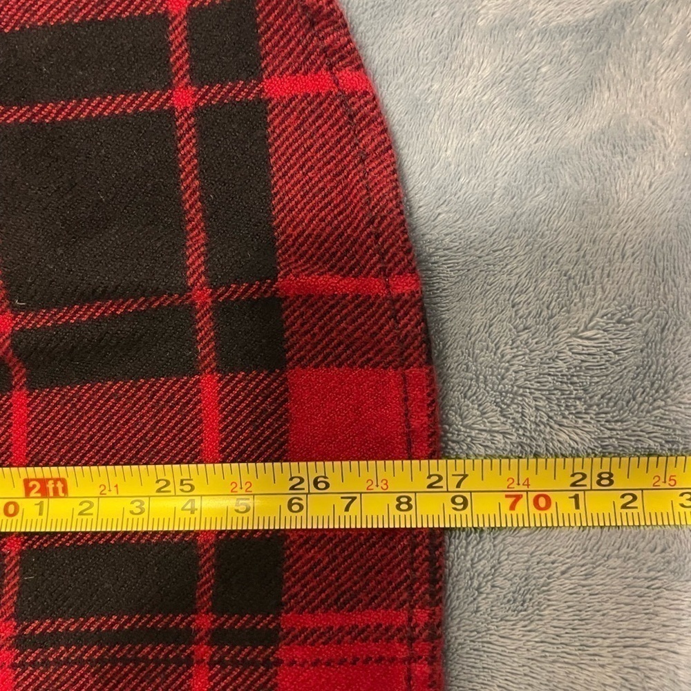 ROOTS Park Plaid Shirt Cabin Red Size Small - Picture 7 of 11